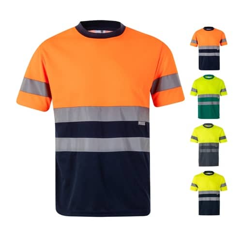 VL BRAHMA. T-shirt technique bicolore (140g/m²), en polyester (100%)