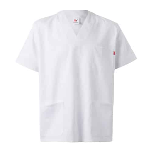 VL TLALOC. Tunique en sergé (190g/m²) à manches courtes, en polyester (65%) et coton (35%)