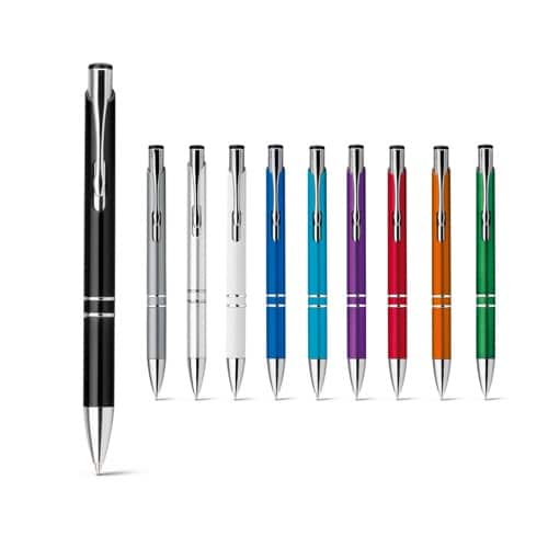 BETA PLASTIC. Stylo à bille en ABS avec clip en métal