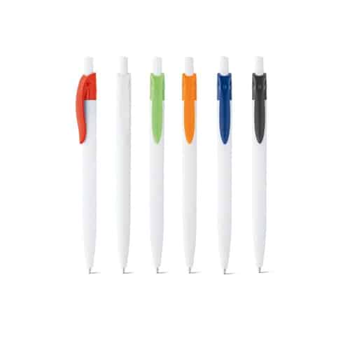 MARS. Stylo à bille en ABS avec clip coloré