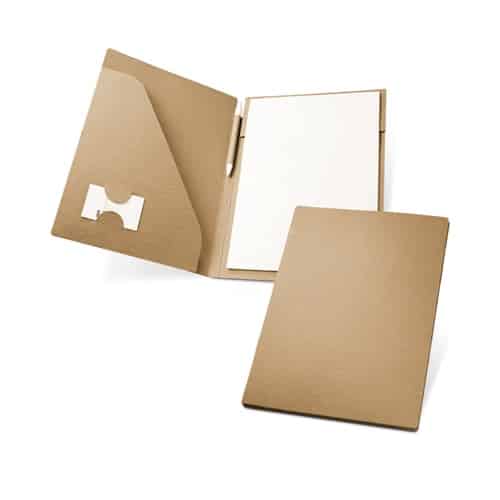 POE. Porte-documents papier recyclé A4 en papier 100 % recyclé (450 g/m²)