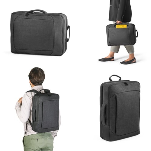 ALEXANDRIA. Sac à dos 2 en 1 en polyester 600D pour ordinateur 15&rsquo;6&Prime;