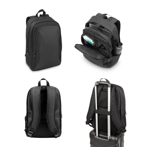 DRAMMEN. Sac à dos pour ordinateur portable en polyester recyclé haute densité 600D