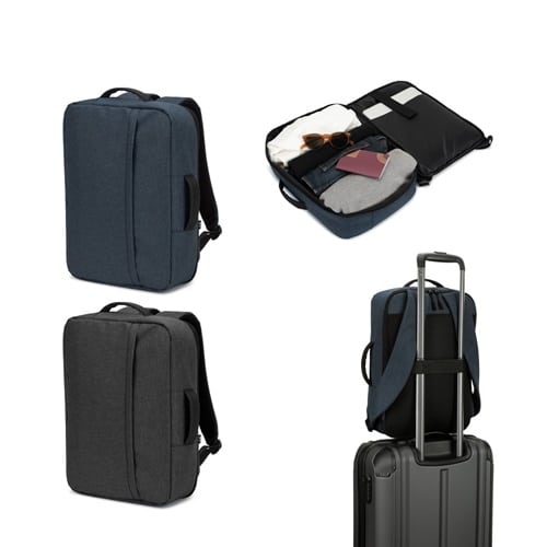 NIAMEY. Sac à dos pour ordinateur portable 15.6&Prime; en polyester recyclé 300D haute densité