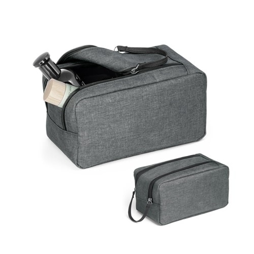 WAYNE. Trousse de toilette en 600D haute densité avec poignée