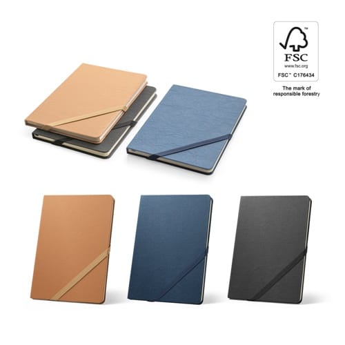 HUXLEY. Carnet A5 à couverture rigide, fabriqué à partir de papier résistant à l&rsquo;eau