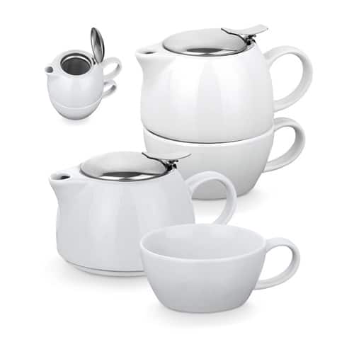 COLE. Set à thé 2 en 1 en porcelaine