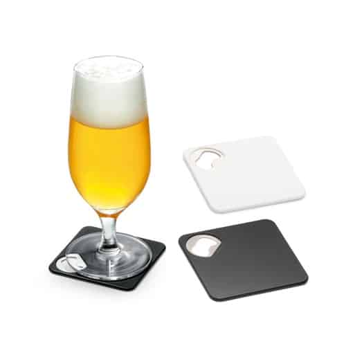 FUNFAYE. Sous-verres avec descapsuleur