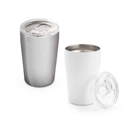 SLIDER. Verre de voyage pour sublimation 380mL en acier inox