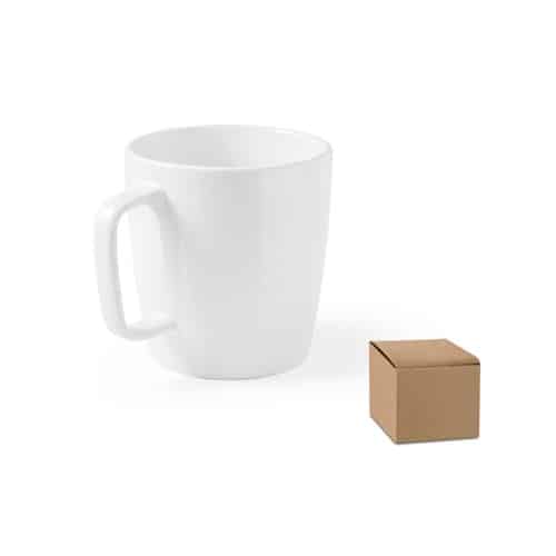 DHONI WHITE. Mug en céramique 450 mL