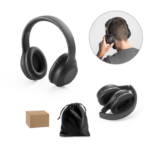 BETTENCOURT. Casque sans fil pliable avec ANC et 15 heures d&rsquo;autonomie en ABS recyclé (100 % rABS)