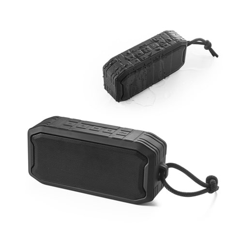 SHEERAN. Enceinte portable 10W avec IPX7 et autonomie de 9h en ABS recyclé