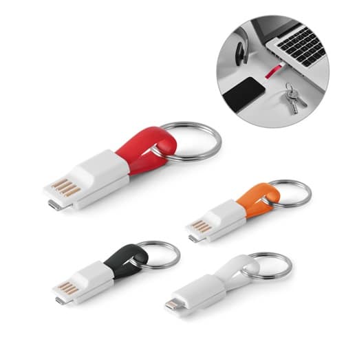 RIEMANN. Cable USB avec connecteur 2 en 1en ABS et PVC