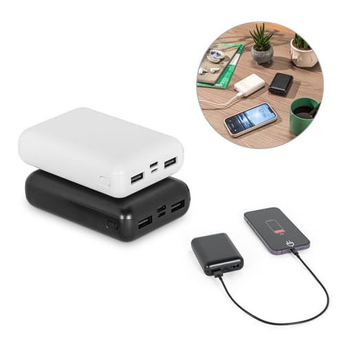 LEAKEY 10. batterie nomade 10&rsquo;000 mAh en ABS recyclé (100 % rABS)