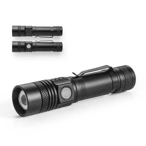 UNGAR. Torche aluminium recyclé (100 % rAL) rechargeable 5 W