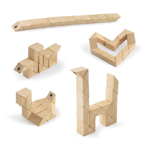 THINKO. Puzzle en bois avec 24 pièces