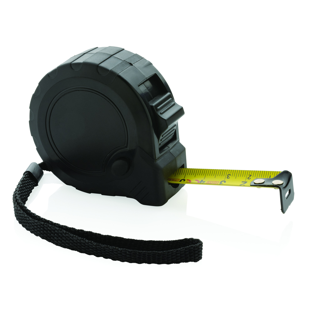 Mètre 5M/19mm en plastique recyclé RCS avec bouton d&rsquo;arrêt