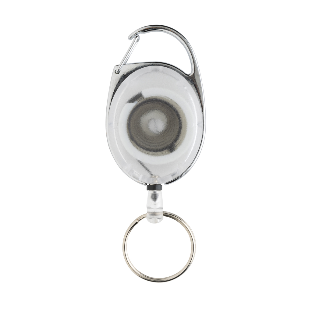 Porte-clés à clip extensible en ABS recyclé RCS