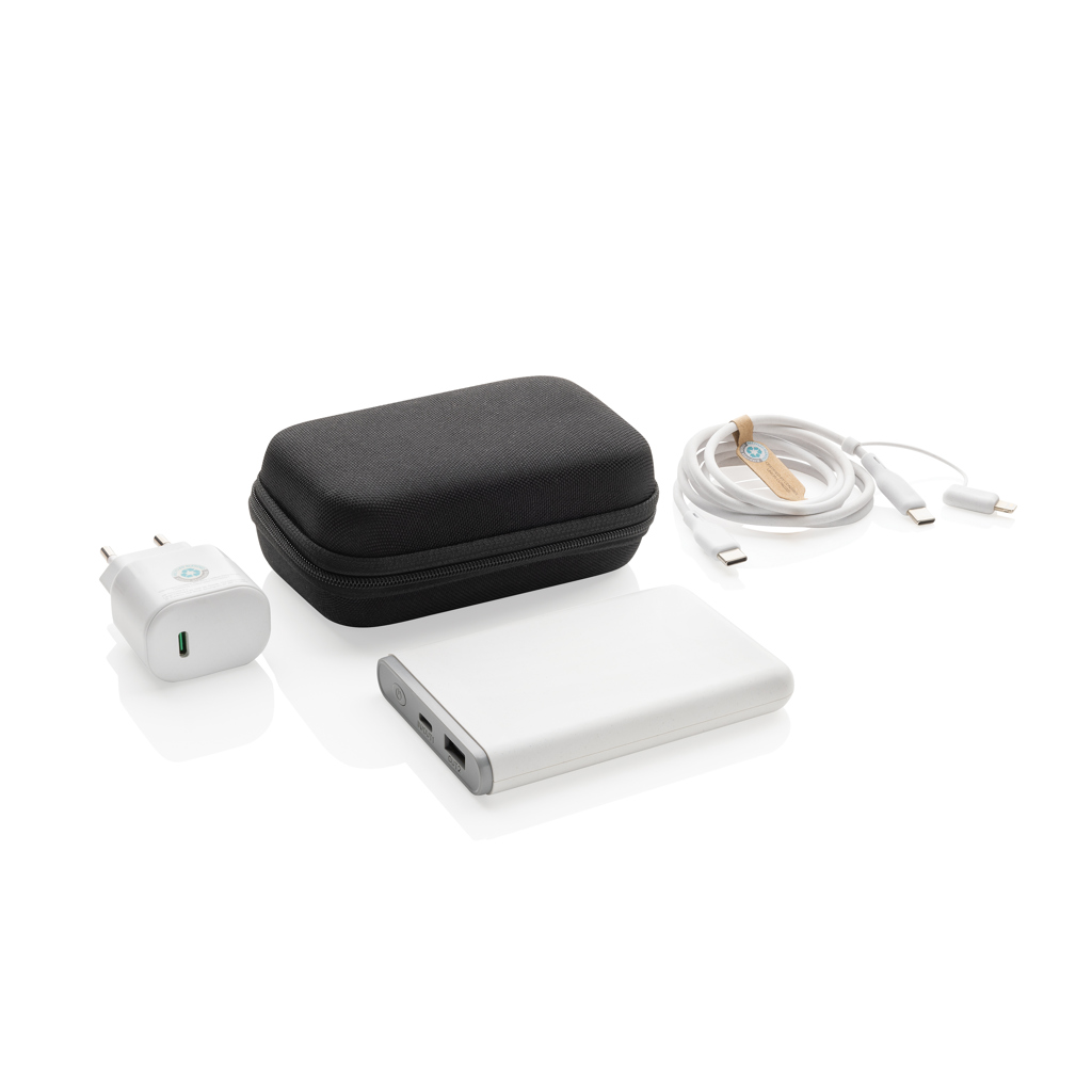 Set batterie câble et chargeur 20W en PET recyclé RCS Surge