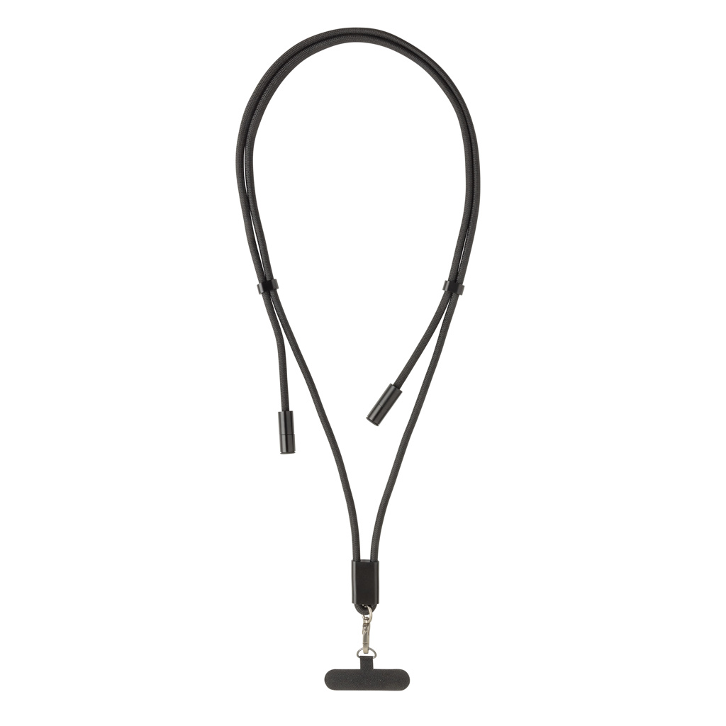 Cordon téléphone de 160cm avec câble 60W en rPET RCS LoopAmp