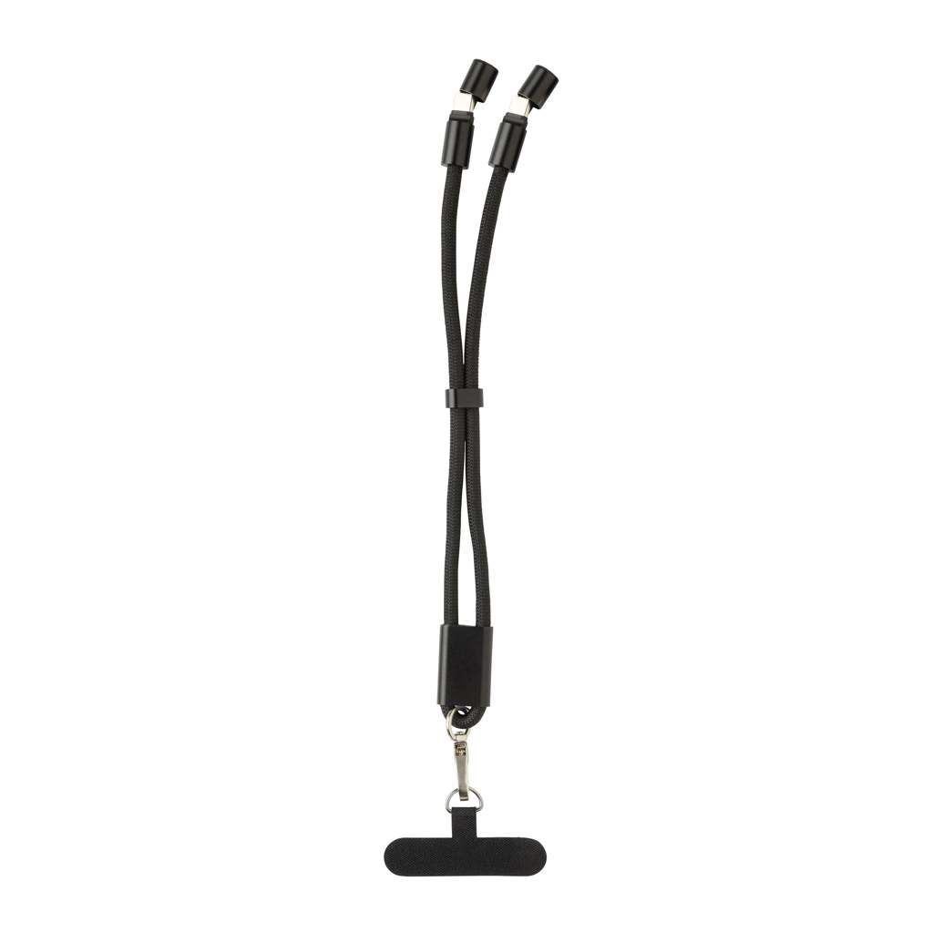 Bracelet téléphone avec câble 60W en rPET RCS LoopAmp