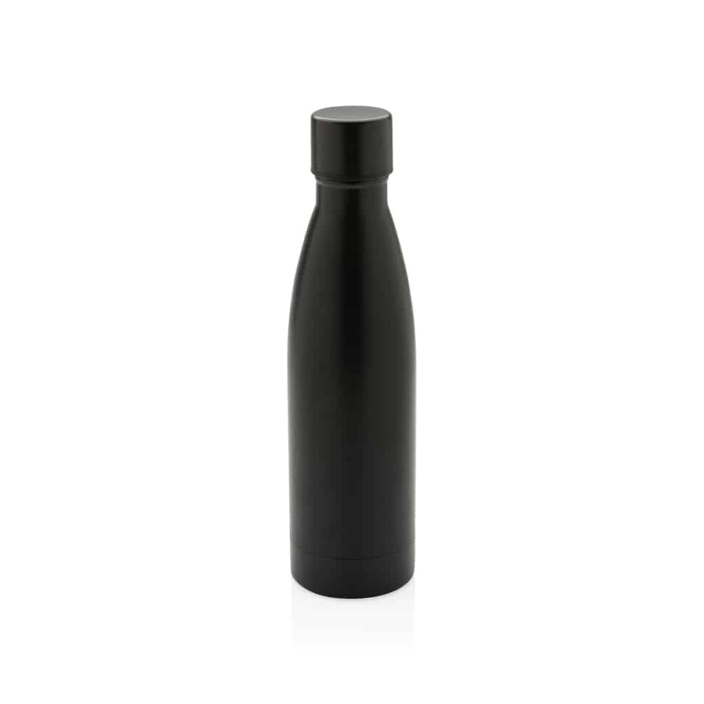 Bouteille iso couleur pleine en acier inoxydable recyclé RCS