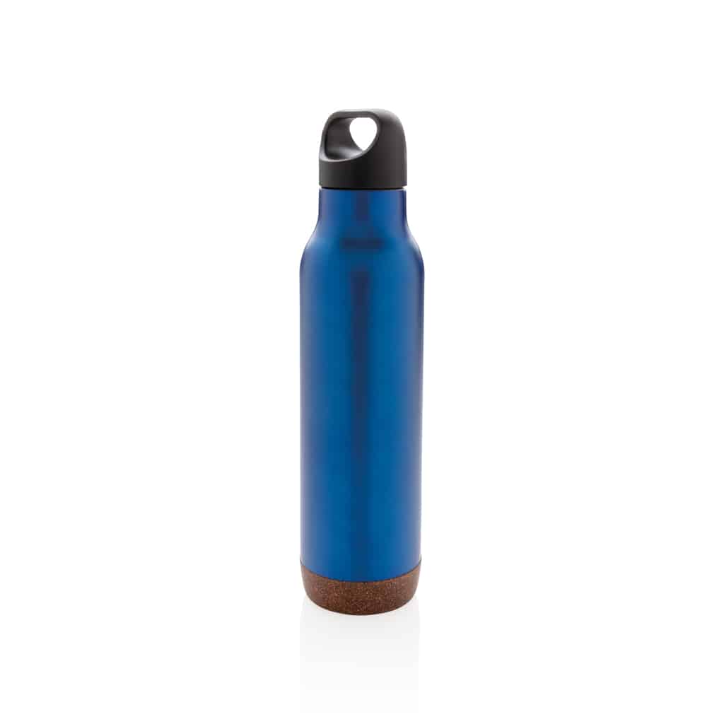 Bouteille isotherme étanche avec finition liège
