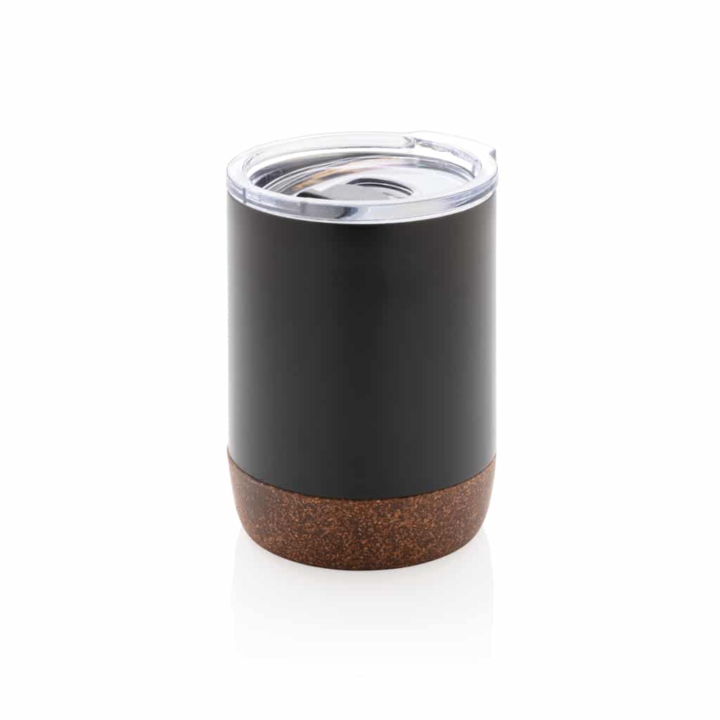 Petite tasse à café en liège et acier recyclé RCS