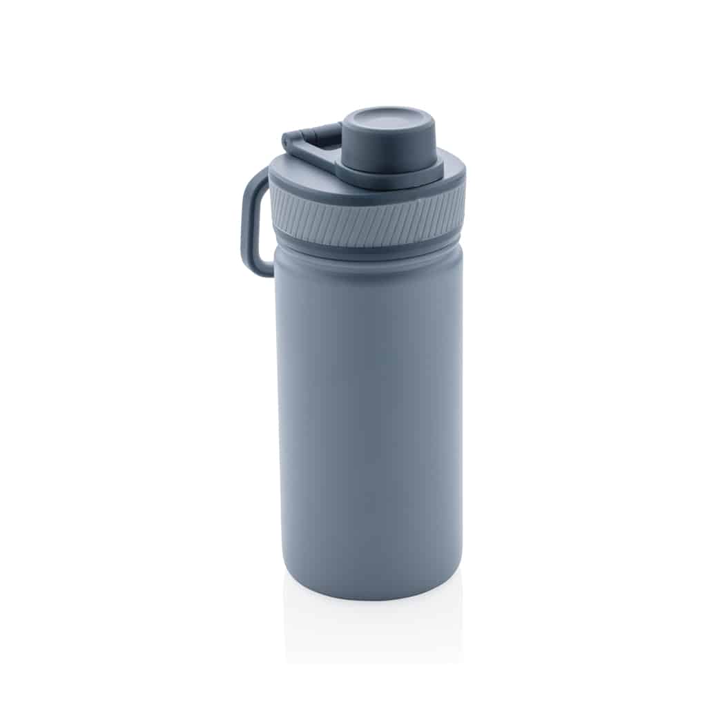 Bouteille isotherme en acier avec bouchon sport