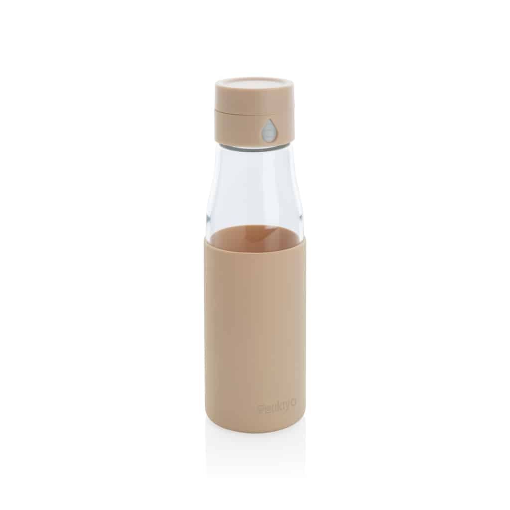 Bouteille en verre 600ml avec compteur d&rsquo;hydradation Ukiyo