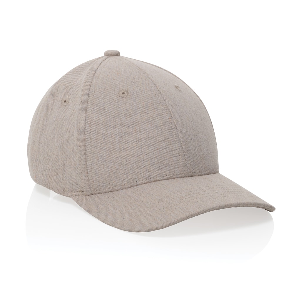 Casquette 6 panneaux 200gr chiné et recyclé AWARE™ Milo
