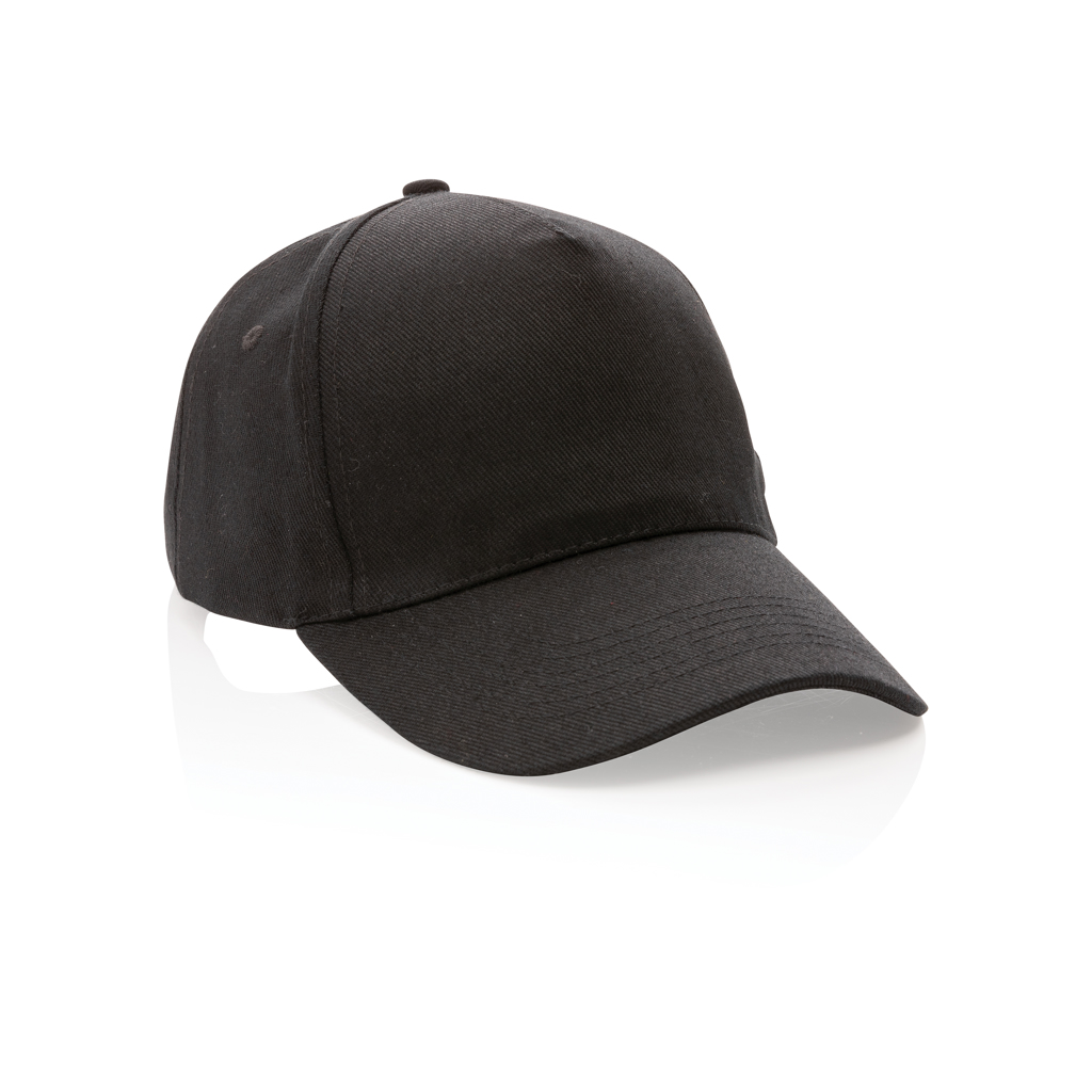 Casquette 5 panneaux en coton recyclé 280gr IMPACT
