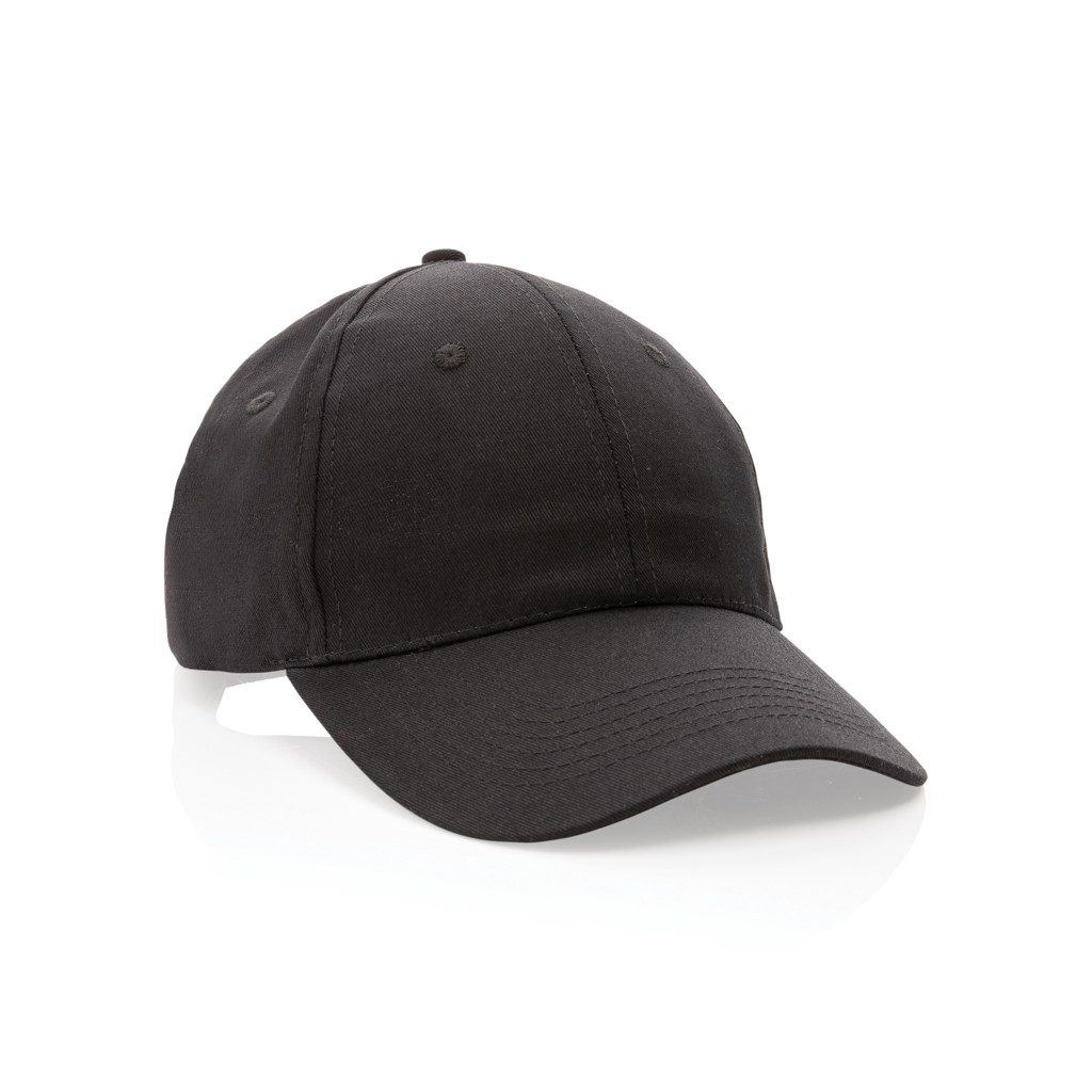 Casquette 6 panneaux en coton recyclé 190gr IMPACT