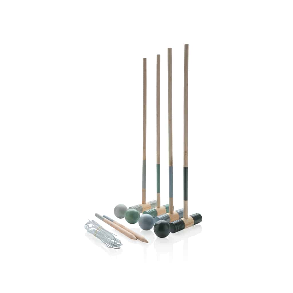 Jeu de croquets en bois