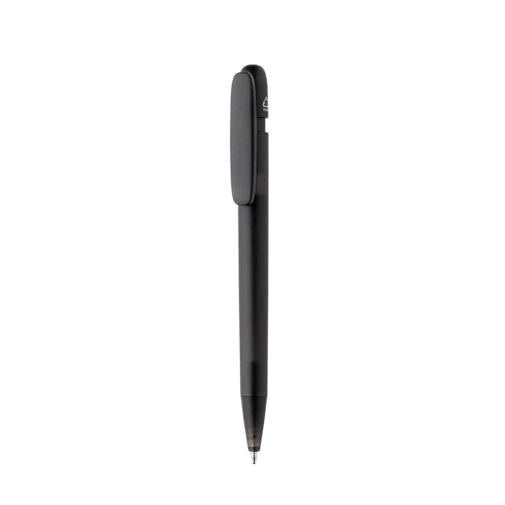 Stylo transparent en ABS recyclé et certifié GRS Devin