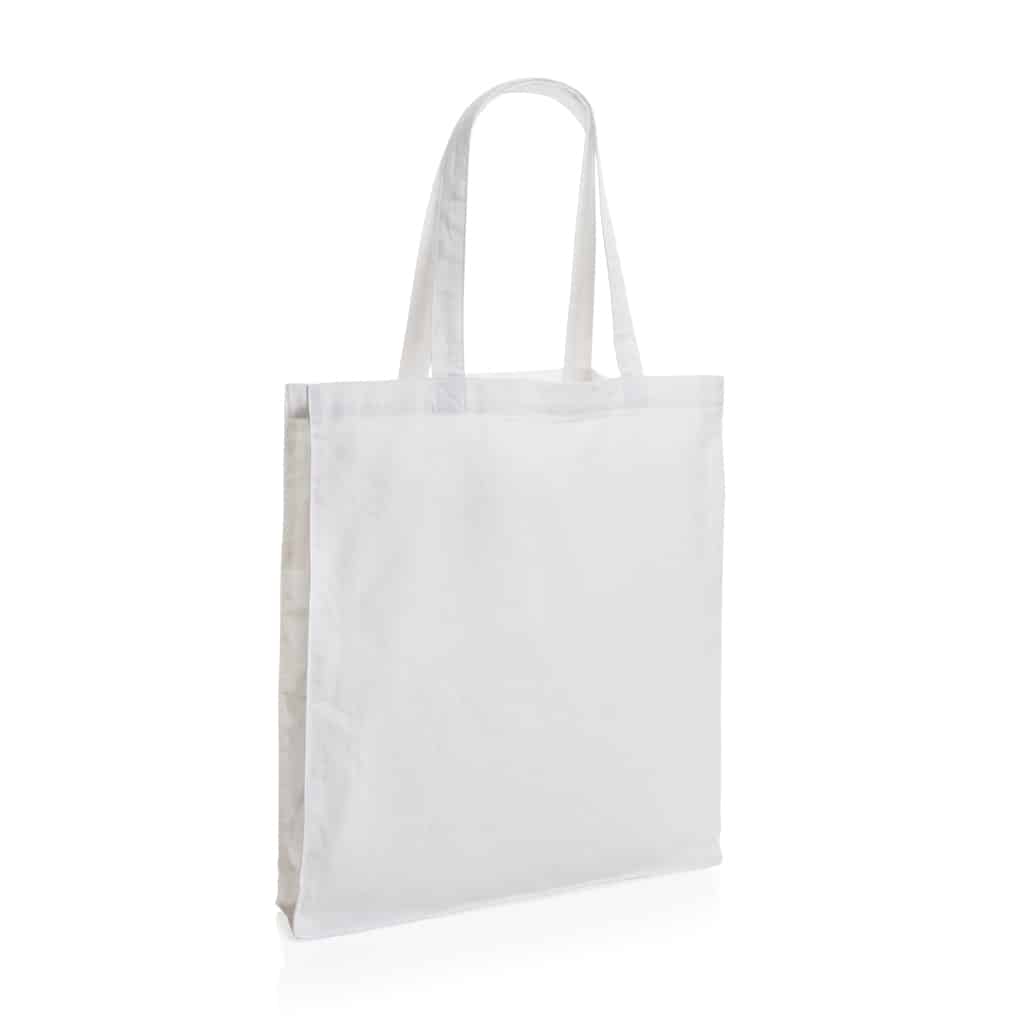 Sac tote en coton recyclé avec soufflet Impact AWARE™