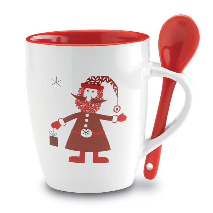 CLAUS – Mug avec petite cuillère 250ml