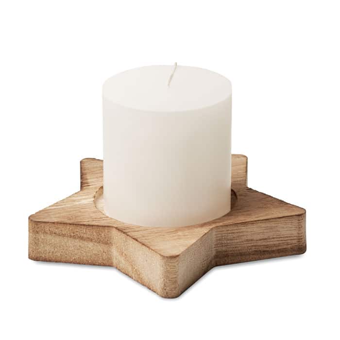 LOTUS – Bougeoir étoile avec bougie