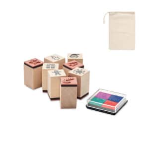 STAMPIE - 8 wooden Christmas stamps set