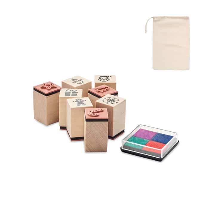 STAMPIE – 8 wooden Christmas stamps set