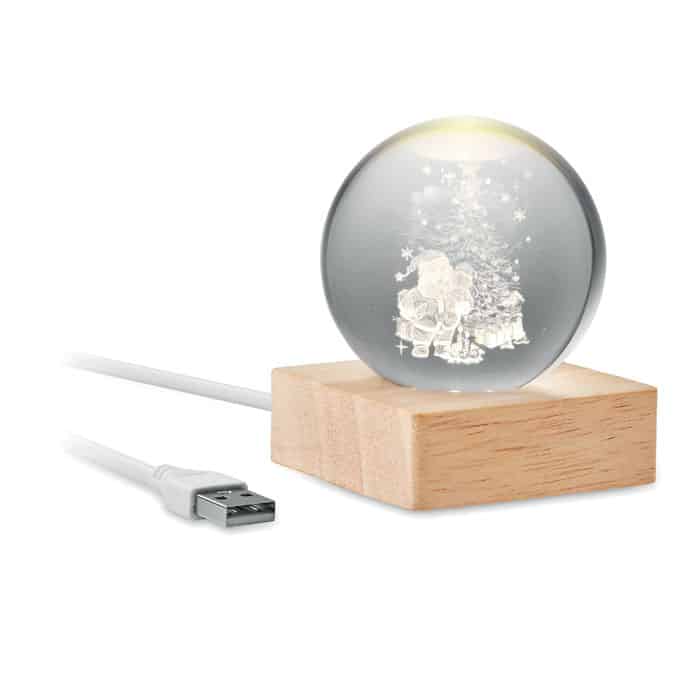SANTA LIGHT – Christmas LED glass ball