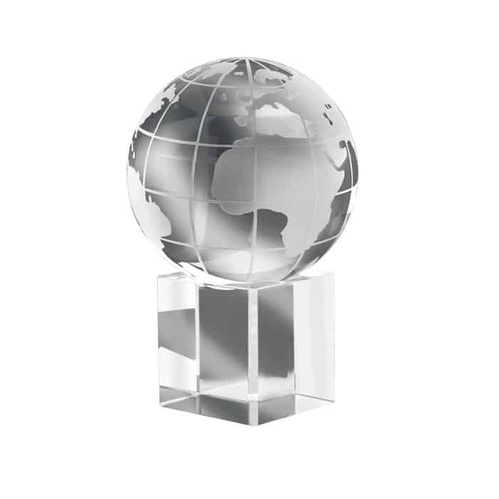 MUNDI – Bloc Monde cristal