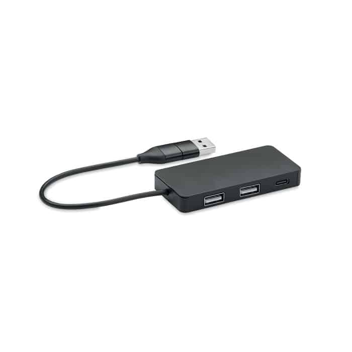 HUB-C – 3 port USB hub with 20cm cable
