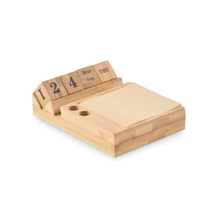 BOOTOP – Calendrier de bureau en bambou