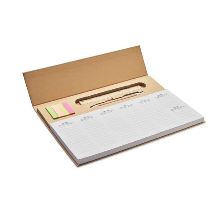 MEMWEEK – Agenda hebdomadaire de bureau