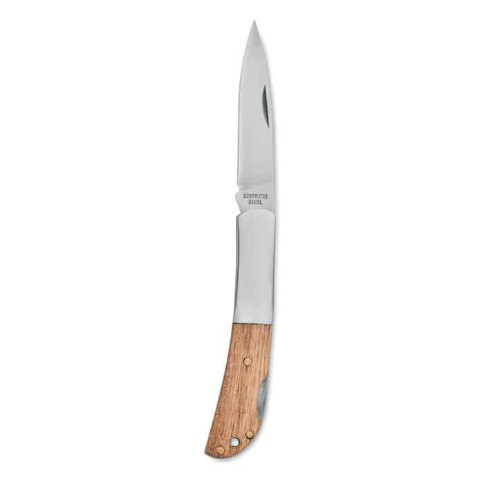 SKARP – Couteau pliable en acacia