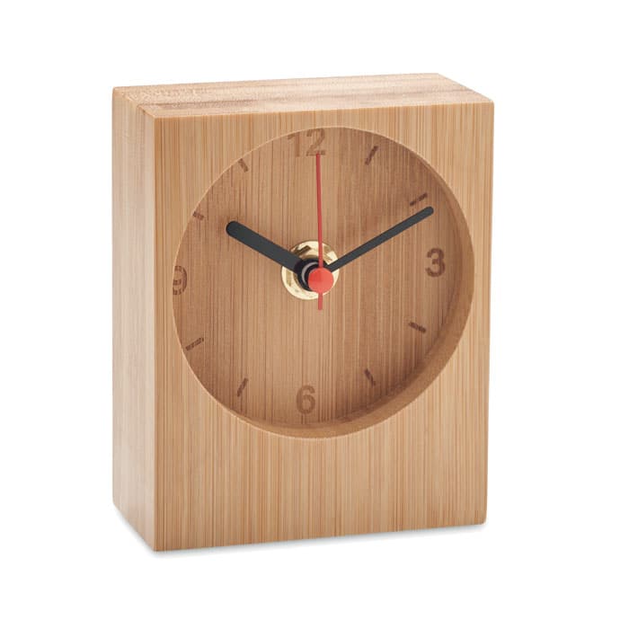 CLAMBU – Horloge de table en bambou
