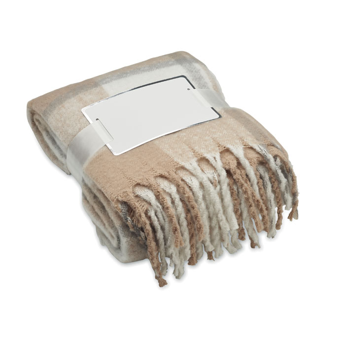 QUET – Couverture en mohair à carreaux