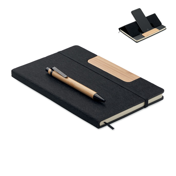 NOTEMIX – Carnet A5 RPET et stylo