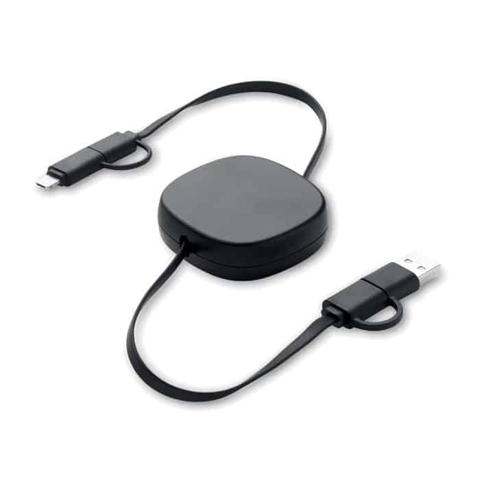 LINEA – Câble de charge rétractable 60W